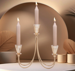 3 in 1 Elegance - Crystal Candle Holder