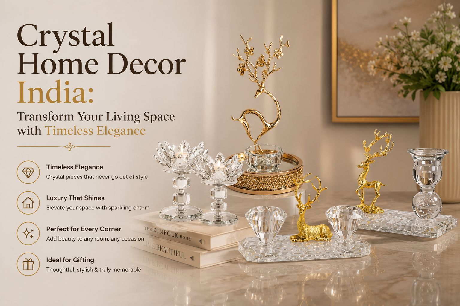 Crystal Home Decor India: Transform Your Living Space with Timeless Elegance