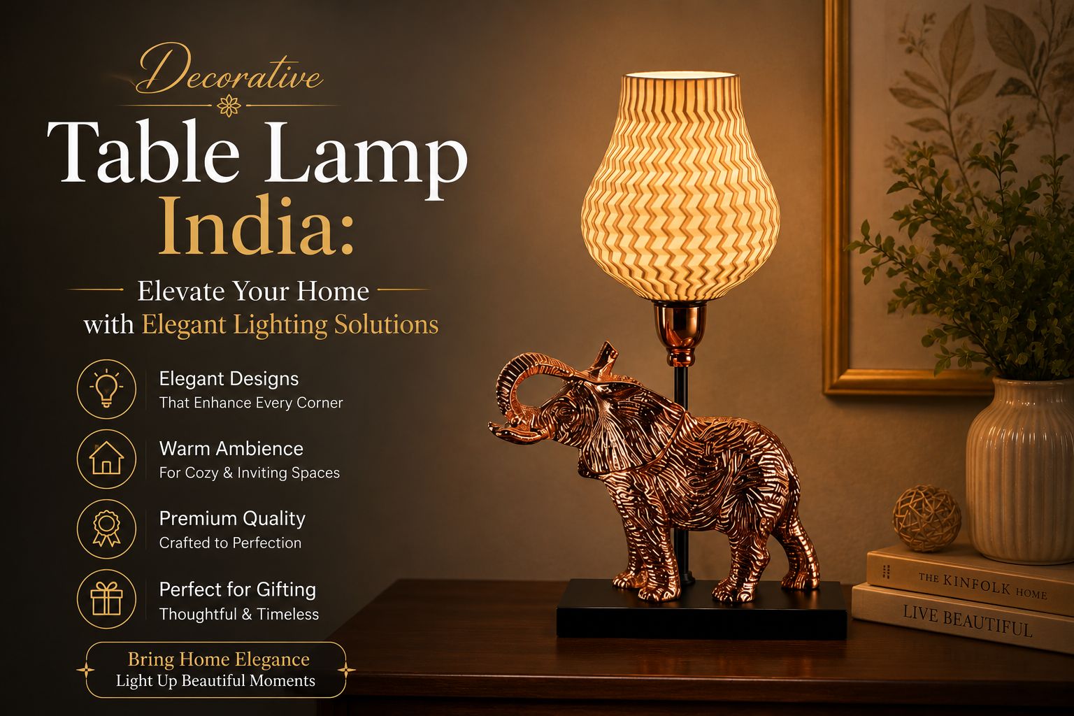Decorative Table Lamp India: Elevate Your Home with Elegant Lighting Solutions