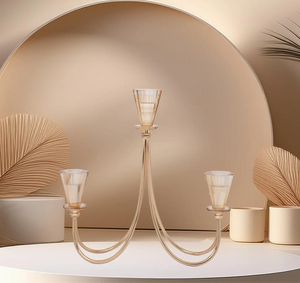 3 in 1 Elegance - Crystal Candle Holder