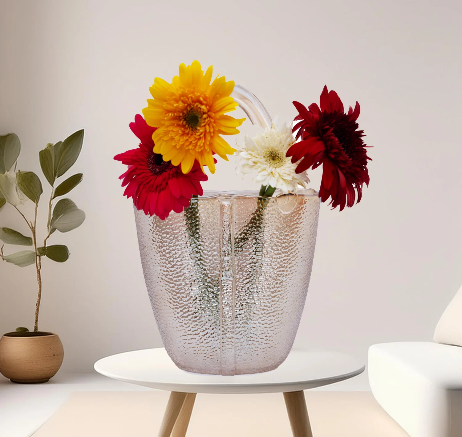Glass Handbag Vase