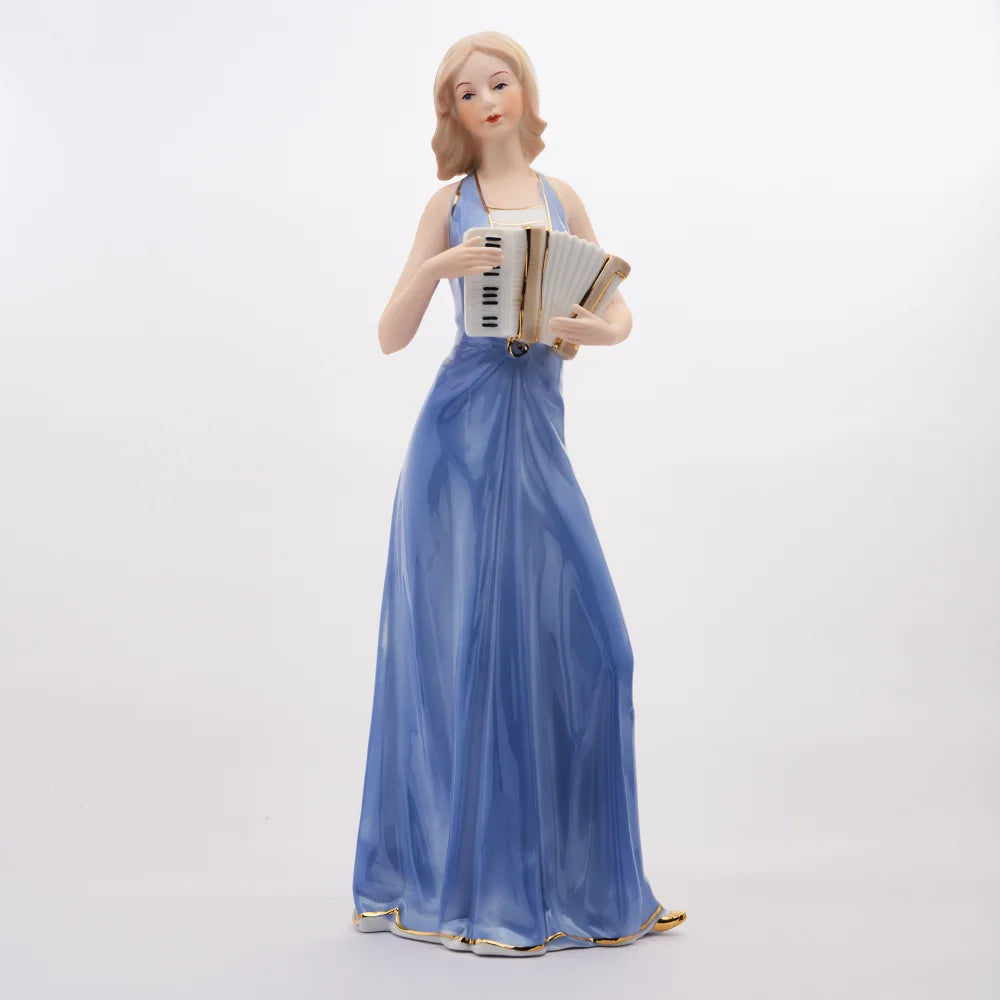 WOMAN PLAYING THE ACCORDION