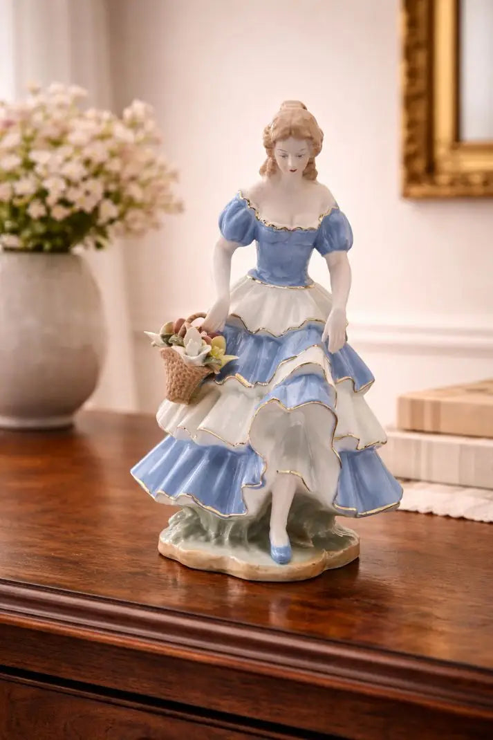 WALKING BACK HOME WITH FRESH FLOWERS